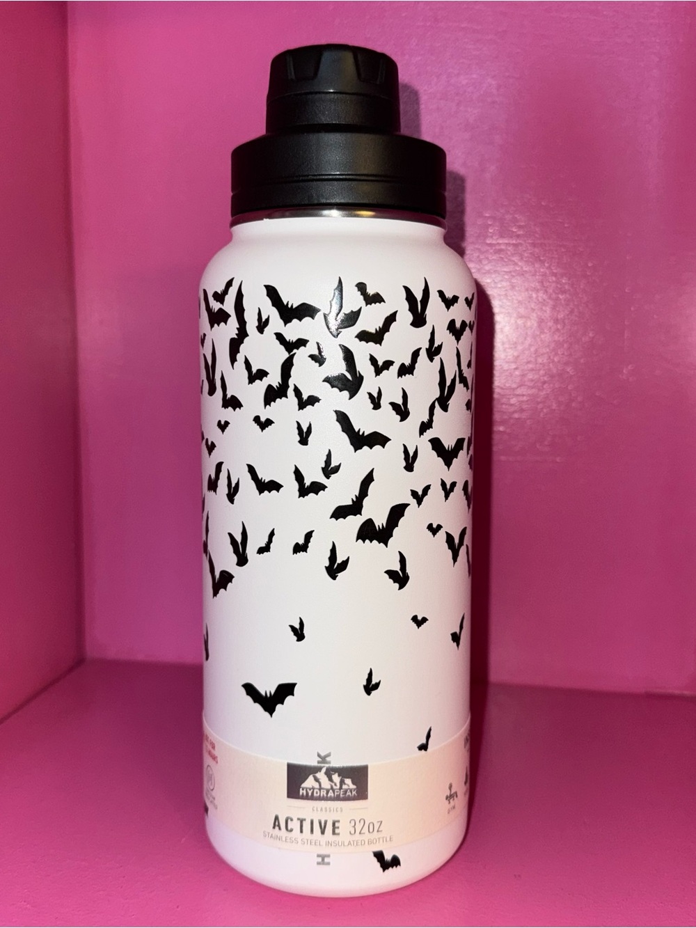 Hydrapeak Bat Water bottle BNWT